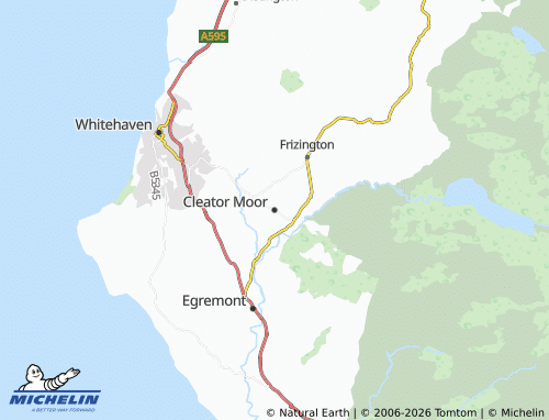 Carte MICHELIN Cleator Moor - ViaMichelin