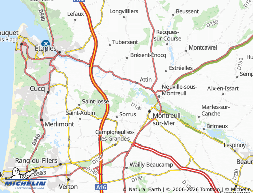 Carte MICHELIN La Calotterie - ViaMichelin