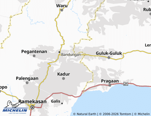 Mapa MICHELIN Bajang - ViaMichelin