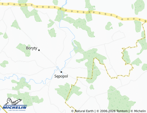 MICHELIN Miedna map - ViaMichelin