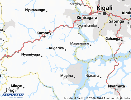 Mapa MICHELIN Rugarika - ViaMichelin