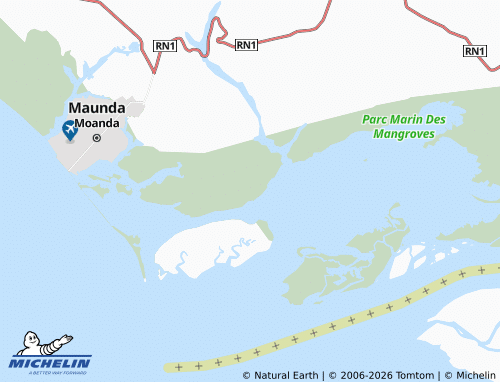 MICHELIN Kinsongo map - ViaMichelin