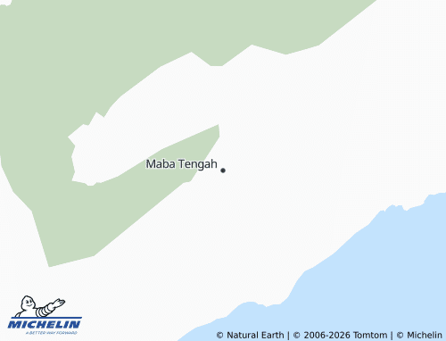 MICHELIN Maba Tengah map - ViaMichelin