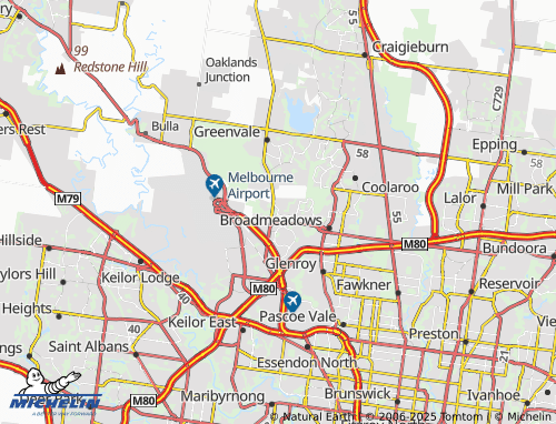 MICHELIN Westmeadows map - ViaMichelin