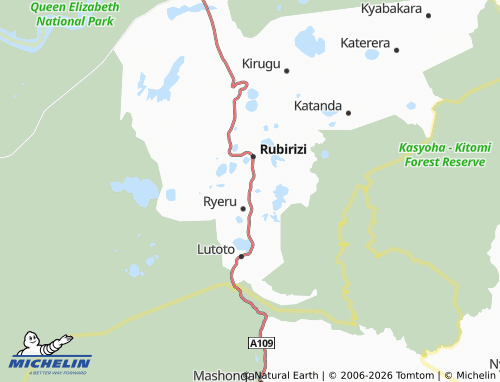 Kaart MICHELIN Ndéké - ViaMichelin