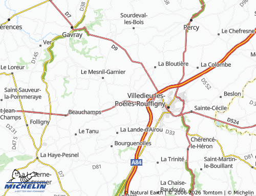 MICHELIN Fleury map - ViaMichelin
