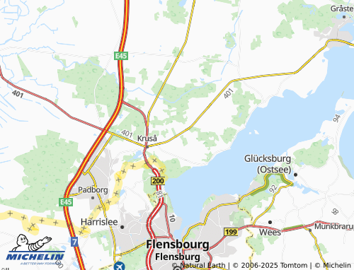 MICHELIN Kollund Mark map - ViaMichelin