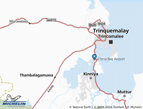 MICHELIN Muththunagar map - ViaMichelin