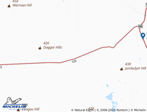 Carte MICHELIN Daggar Hills - ViaMichelin