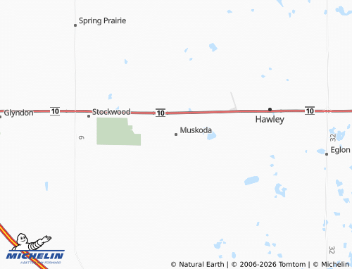 Carte MICHELIN Muskoda - ViaMichelin