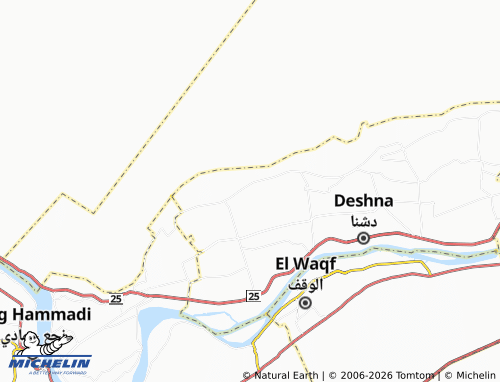 Mappa MICHELIN Naj' al-Shaykh Ali - ViaMichelin