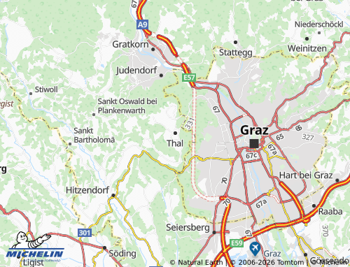 Mapa MICHELIN Thal - ViaMichelin