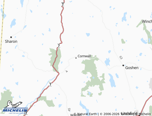 Carte MICHELIN Cornwall - ViaMichelin