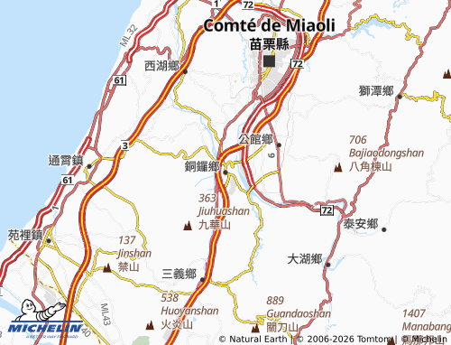 Mapa MICHELIN tong luo xiang - ViaMichelin