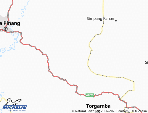 MICHELIN Pinang Dame map - ViaMichelin