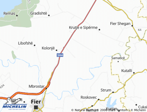 Mappa MICHELIN Bubullimë - ViaMichelin