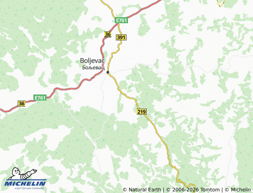 Mapa MICHELIN Dobrujevac - ViaMichelin