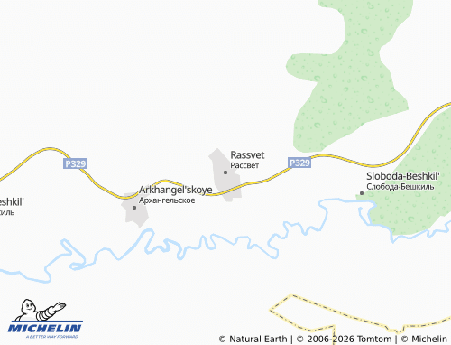 MICHELIN-Landkarte Rassvet - ViaMichelin