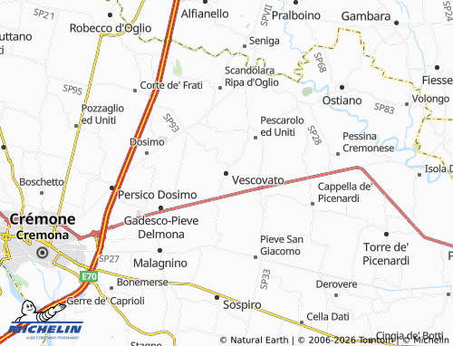MICHELIN Vescovato map - ViaMichelin