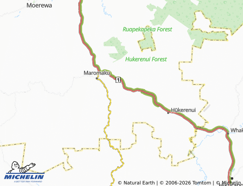 Mapa MICHELIN Towai - ViaMichelin