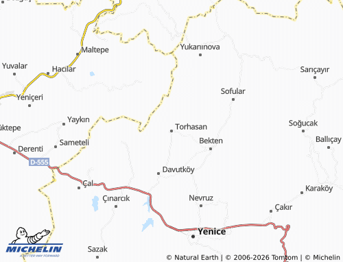Mappa MICHELIN Torhasan - ViaMichelin