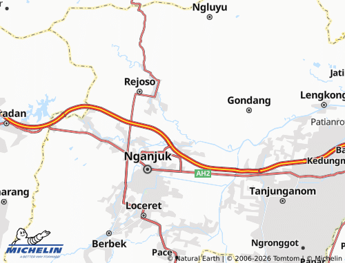 MICHELIN-Landkarte Balong Pacul - ViaMichelin