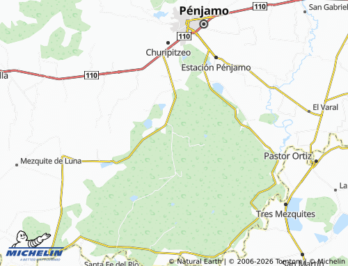 Mappa MICHELIN El Tlacuache - ViaMichelin