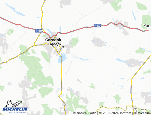 Carte MICHELIN Chornyvody - ViaMichelin