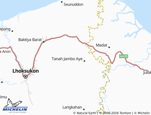 MICHELIN Cot Biek map - ViaMichelin