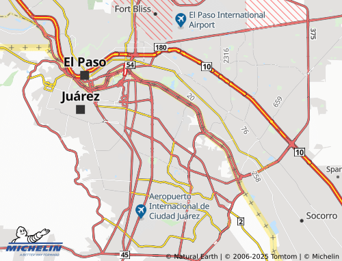 MICHELIN Privada Jardines de Senecú map - ViaMichelin