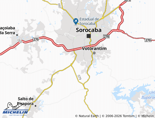 Mapa MICHELIN Chácaras Leão - ViaMichelin
