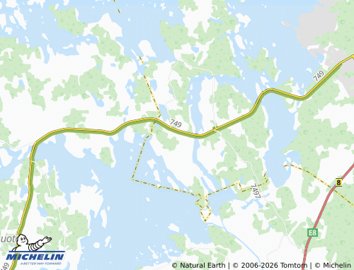 Carte MICHELIN Tjäru - ViaMichelin