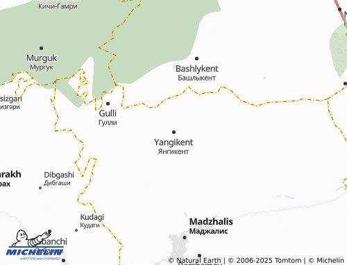 MICHELIN Yangikent map - ViaMichelin