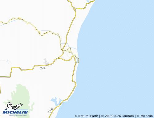 MICHELIN Barra Seca map - ViaMichelin