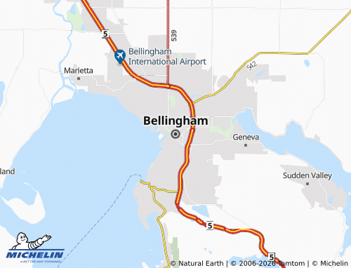 Mappa MICHELIN Bellingham - ViaMichelin