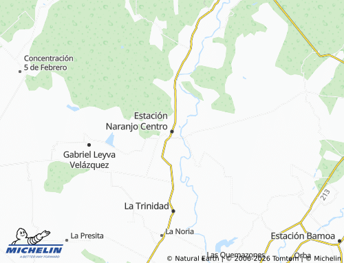 Mappa MICHELIN Estación Naranjo Centro - ViaMichelin