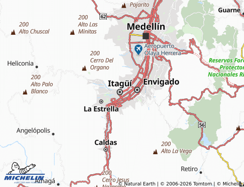 Carte MICHELIN La Gloria - ViaMichelin
