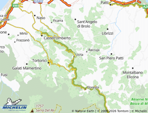 MICHELIN Ucria map - ViaMichelin