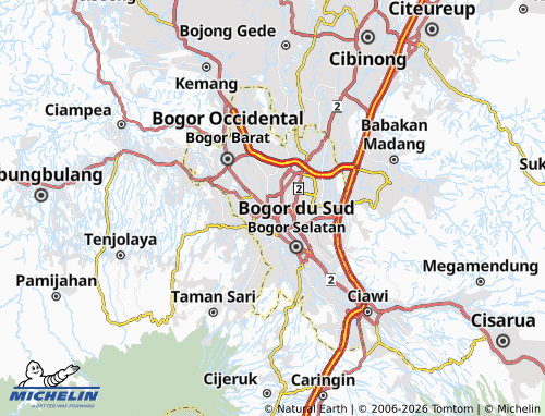 MICHELIN-Landkarte Cibogor - ViaMichelin