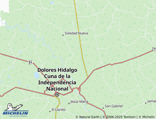 MICHELIN La Ceja de San Agustín map - ViaMichelin