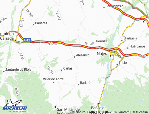 Mapa MICHELIN Alesanco - ViaMichelin