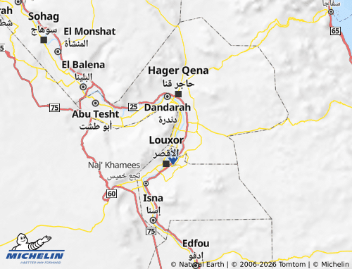 Mapa MICHELIN Neqada - ViaMichelin