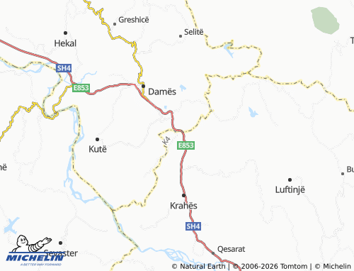 MICHELIN Malas map - ViaMichelin