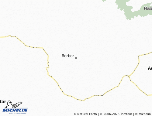 MICHELIN Borbor map - ViaMichelin