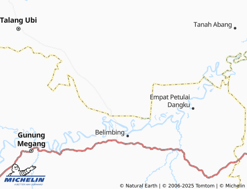 MICHELIN Beruge Darat map - ViaMichelin