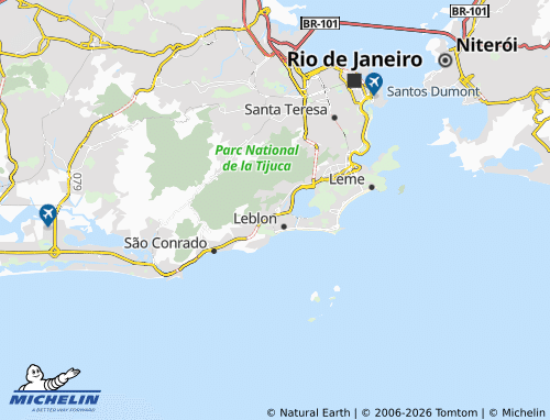Mappa MICHELIN Gávea - ViaMichelin