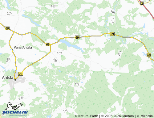 Mappa MICHELIN Liiva - ViaMichelin