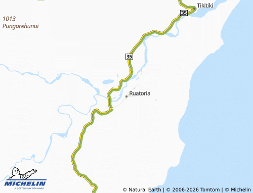 Mapa MICHELIN Ruatoria - ViaMichelin
