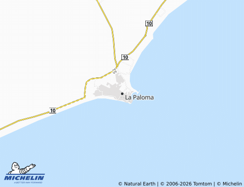 Mapa MICHELIN La Paloma - ViaMichelin