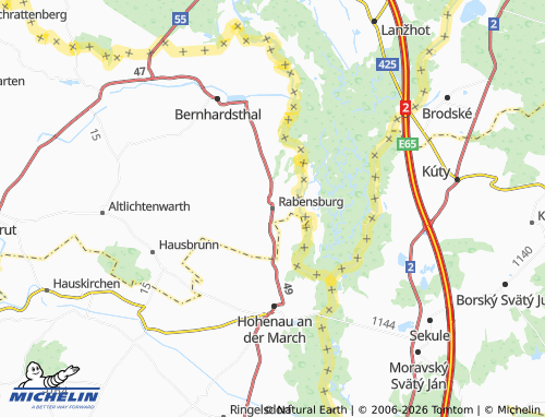 MICHELIN Rabensburg map - ViaMichelin